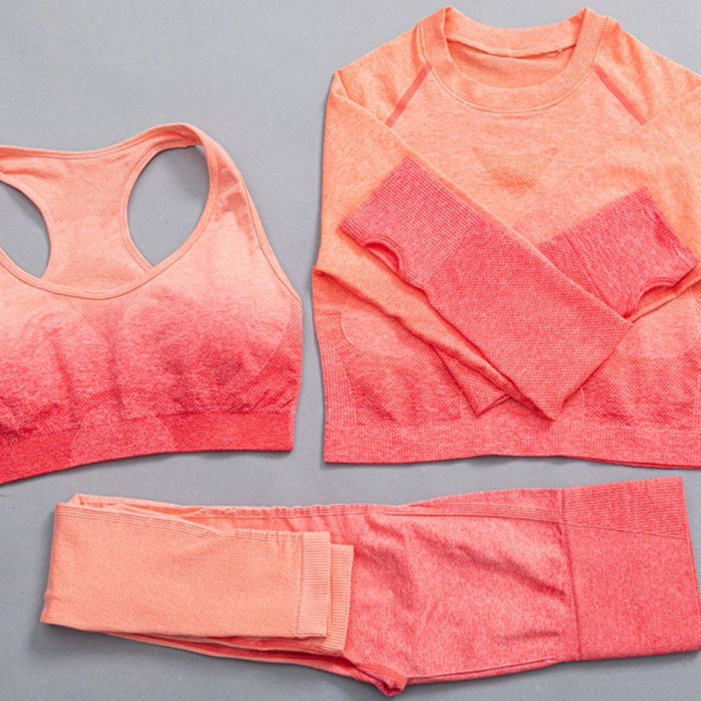 Women  Gym Workout Yoga Sportswear Legging 3 PCS